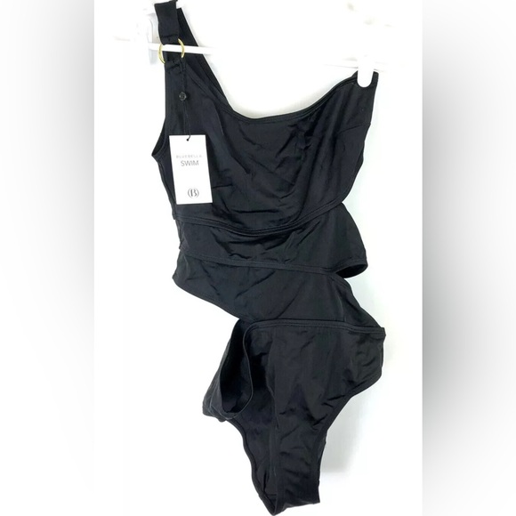 Bluebella, Women’s Samar, Black One Piece Swimsuit, Size 8